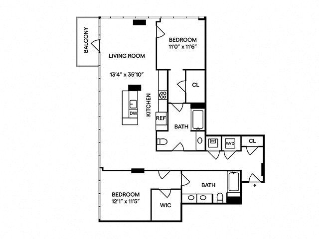 B5- Penthouse floor plan